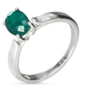 🎀Sale🎀 Emerald & Sterling Silver Ring
